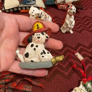 Huge lot Vintage Dandy Dogs by Kurt S. Adler Dalmatian Ornaments